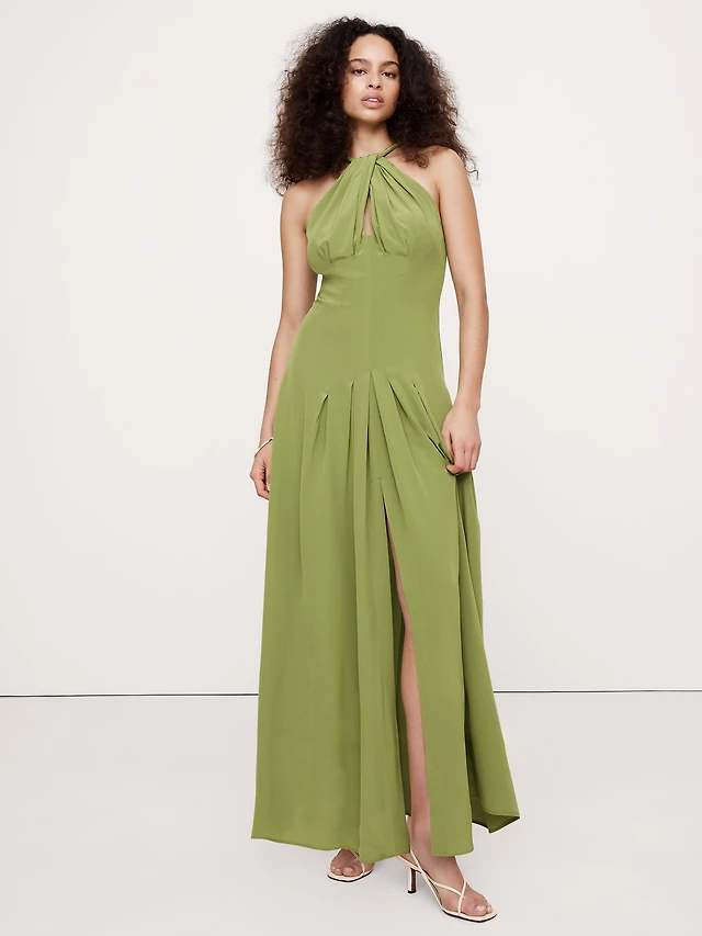 banana republic silk cowl neck backless maxi dress Milani Black Backless Cowl Neck Fishtail Maxi Dress – Club L London