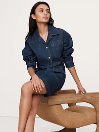 Ultra-Cropped Denim Jacket