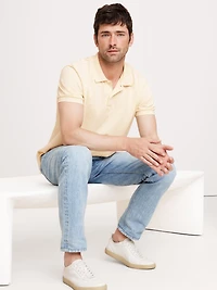 Sun-Faded Pique Polo Shirt
