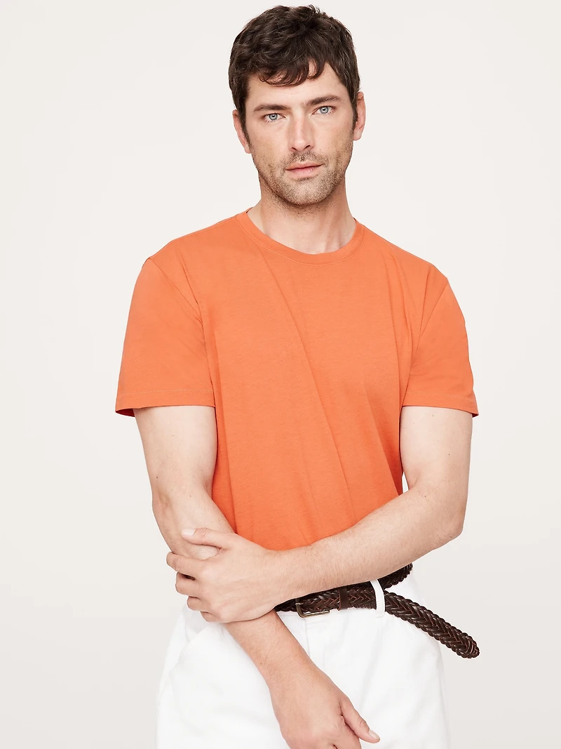 Lightweight Cotton Crew-Neck T-Shirt