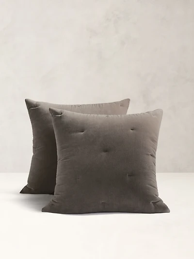 Lofty Velvet Sham Set