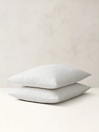 Hand-Stitched Linen Shams