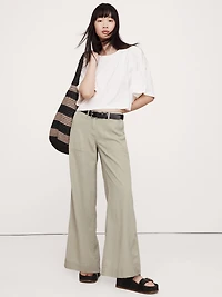 Super-Soft Soma Mid-Rise Wide-Leg Pant