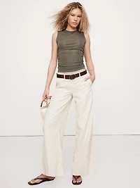 Super-Soft Soma Mid-Rise Wide-Leg Pant