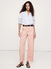 High-Rise Straight Cargo Jean