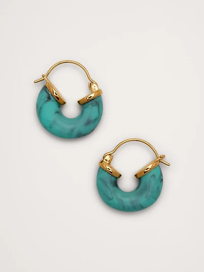 Petit Swell Hoop Earrings by Anni Lu