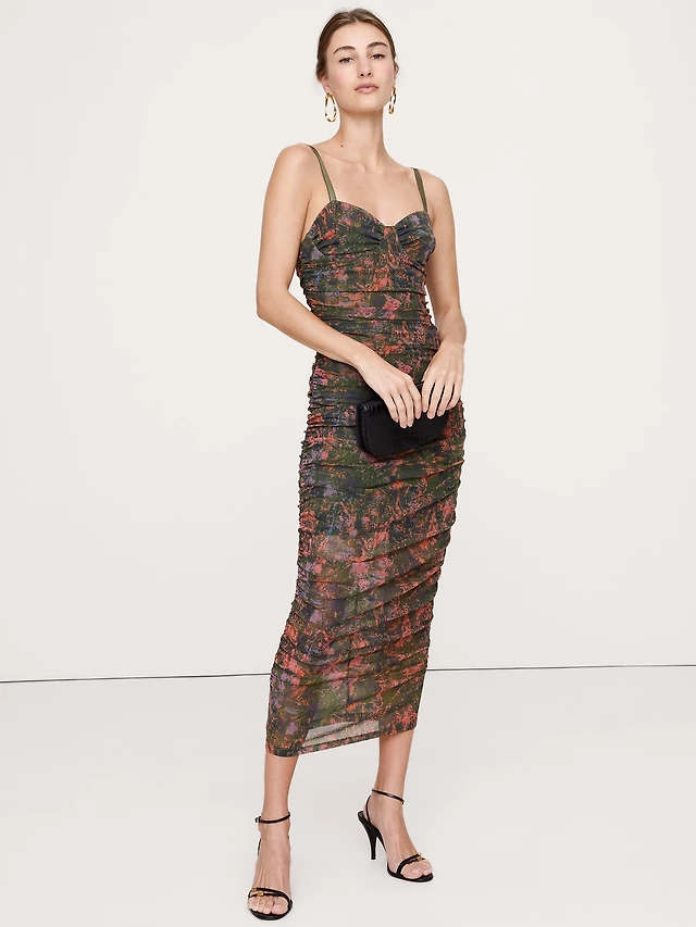 petite metallic star print maxi dress Starry Eyed Sequin Star Mesh Maxi - Black