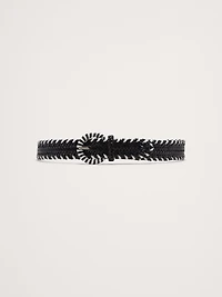 BRAIDED LEATHER BELT BY DRAGON DIFFUSION
