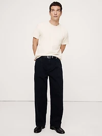 Boxy Sun-Faded Cotton Crew-Neck T-Shirt