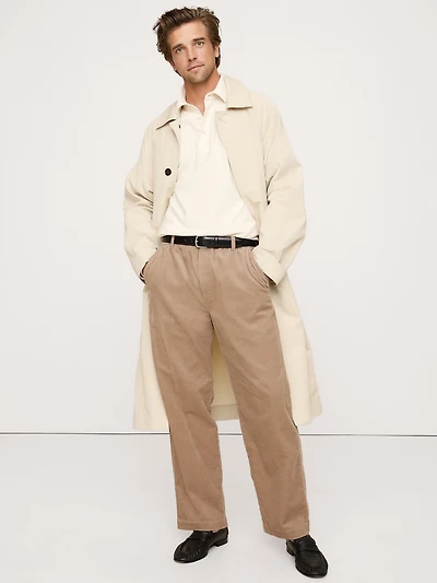 LOOSE CORDUROY PULL-ON PANT