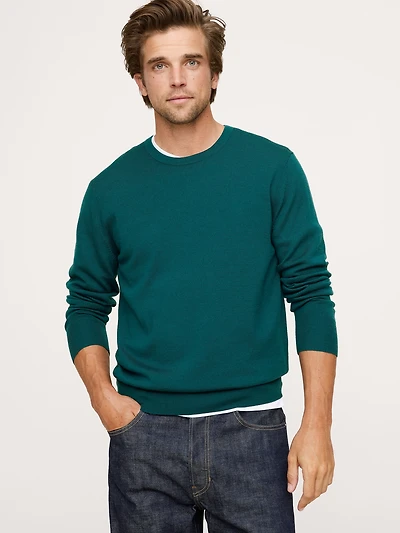 Merino Crew Sweater-Neck Sweater