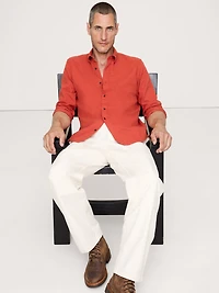 Standard-Fit Lightweight Flannel Shirt