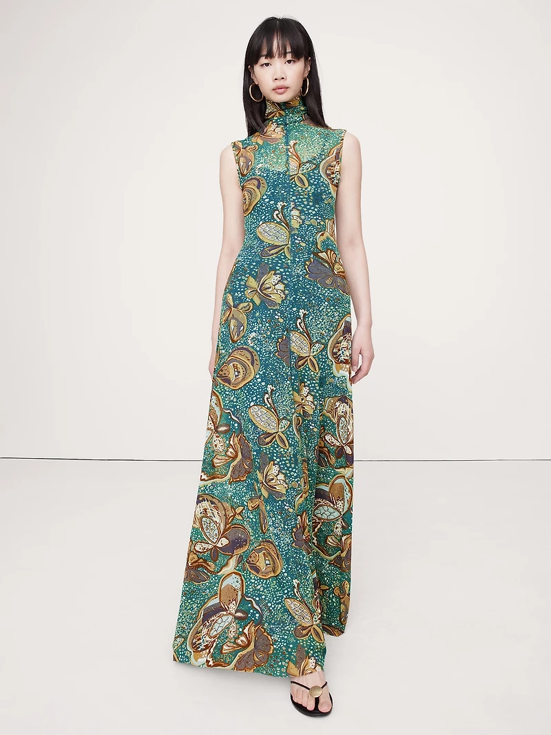 Mesh Maxi Dress