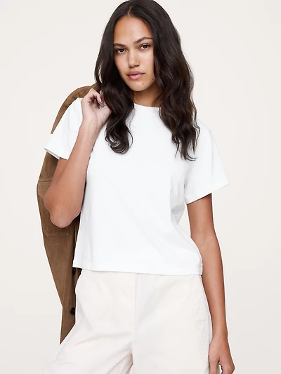 Vintage Cotton Crew-Neck T-Shirt