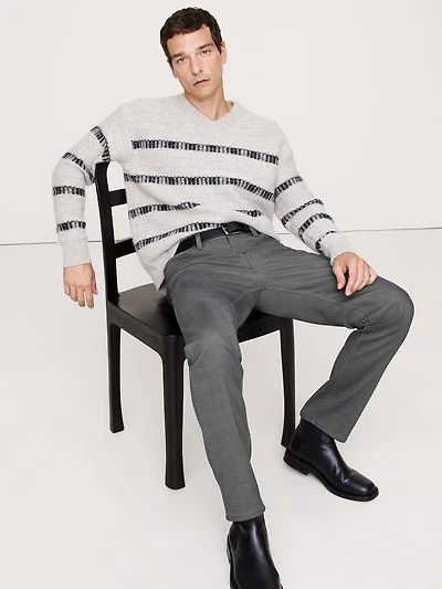 SLIM TWO-TONE TRAVELER PANT