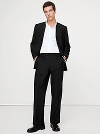 Straight Italian Barathea Tuxedo Pant