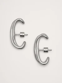 Knotted Ear Cuff With Post Backs