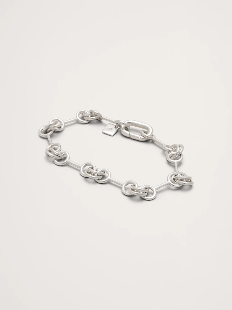 Double Ring Chain Bracelet