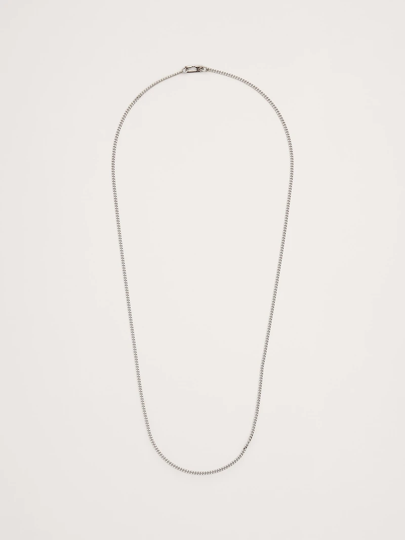 2mm Sterling Silver Cuban Chain by Miansai