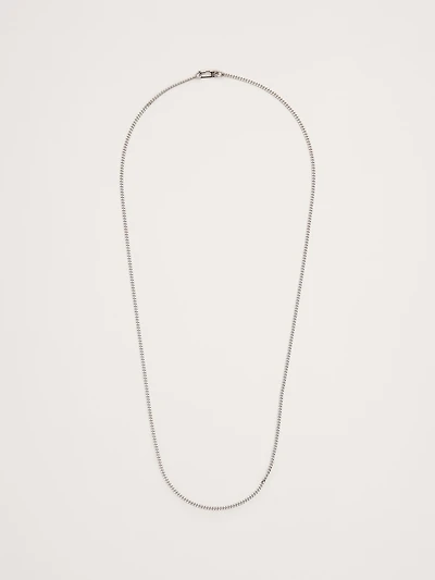 2mm Sterling Silver Cuban Chain by Miansai