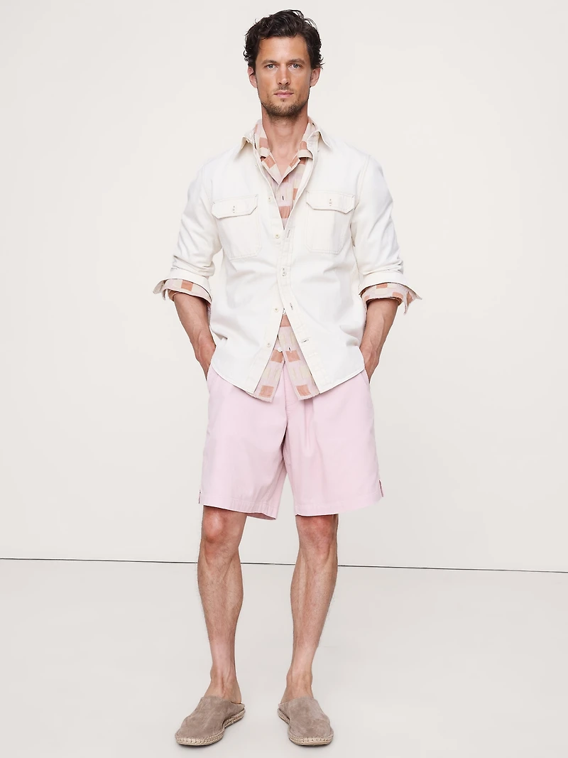 9.5" LOOSE CORDUROY PULL-ON SHORT