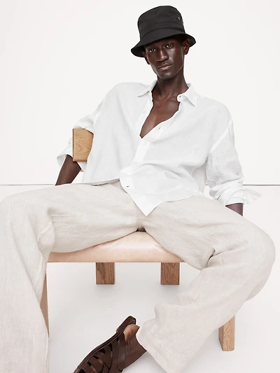 Relaxed-Fit Linen Shirt