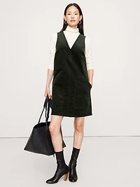 CORDUROY SHIFT DRESS