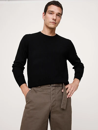 Merino Crew Sweater-Neck Sweater
