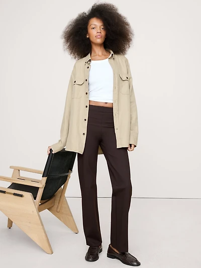Straight Everywhere Ponte Ankle Pant