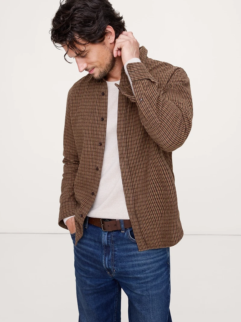Standard-Fit Flannel Shirt