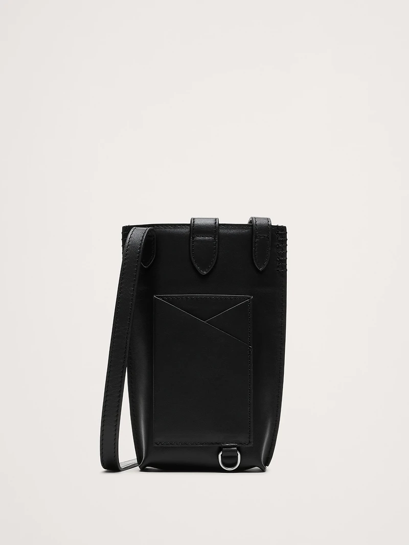 Italian Leather Crossbody Pouch