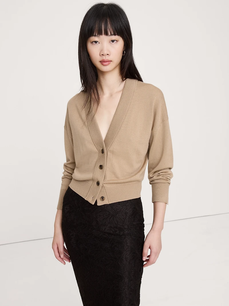 Merino Cardigan Sweater