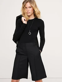 Luxe Wool-Blend Crew-Neck T-Shirt