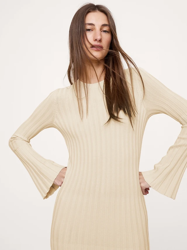 sculpted ribbed maxi dress Sculpted Ribbed Sweater Maxi Dress