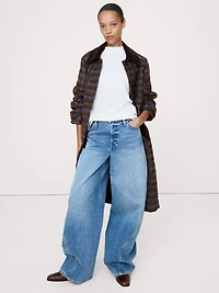 Vintage Cotton Mock-Neck T-Shirt