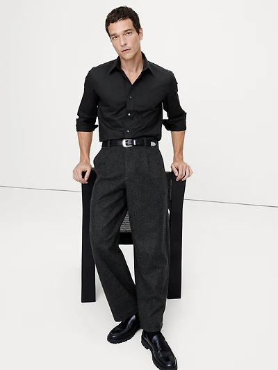 Slim-Fit Wrinkle-Resistant Dress Shirt