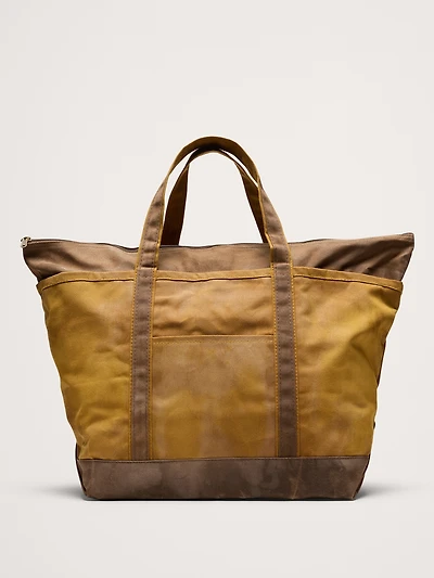 Waxed Canvas Tote by CB Station