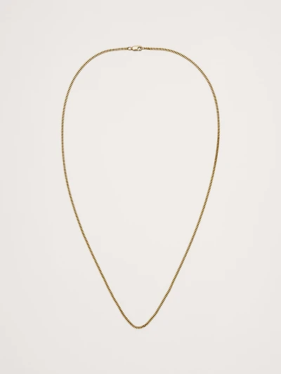 2mm Gold Vermeil Cuban Chain Necklace by Miansai