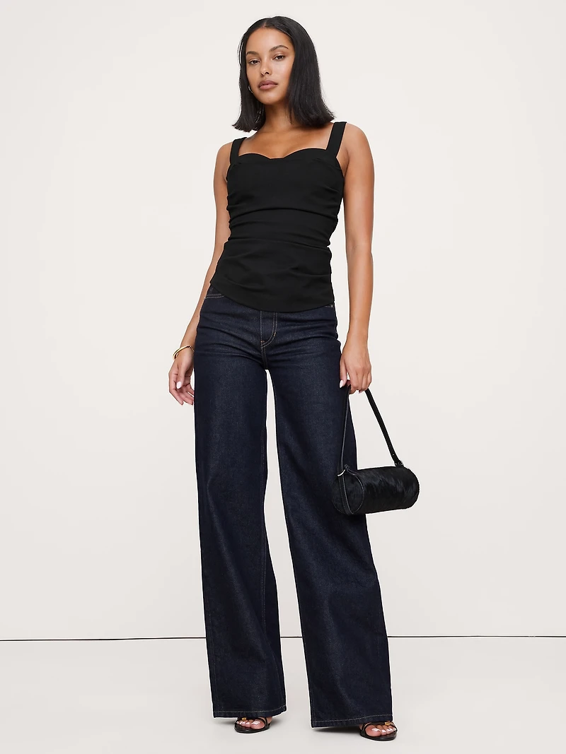 Everywhere Ponte Sweetheart Top