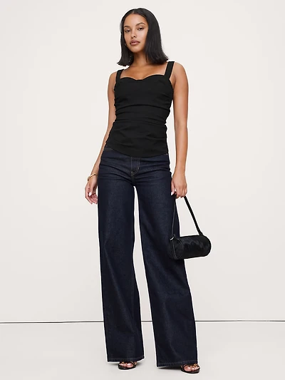 Everywhere Ponte Sweetheart Top