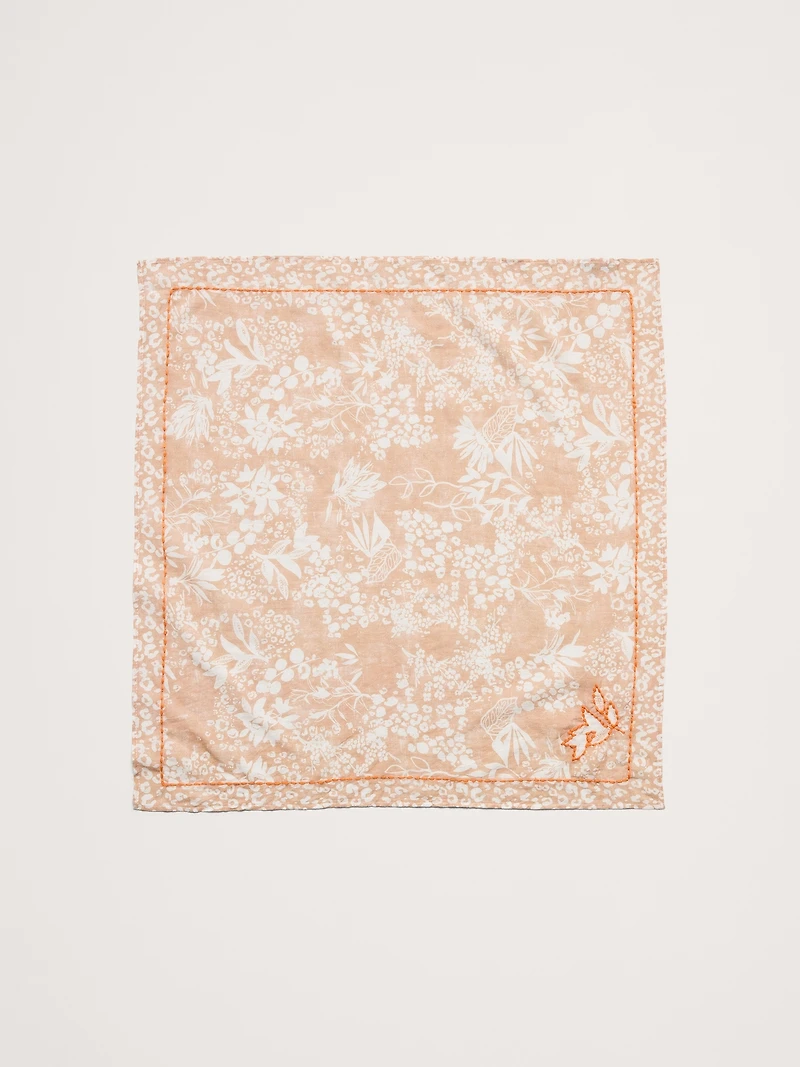 Embroidered Cotton Scarf by Vismaya