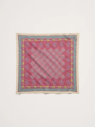 Embroidered Cotton Scarf by Vismaya