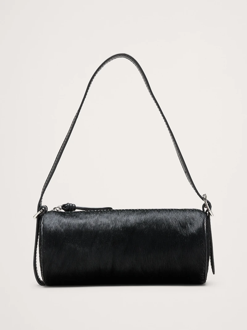 Leather Barrel Bag
