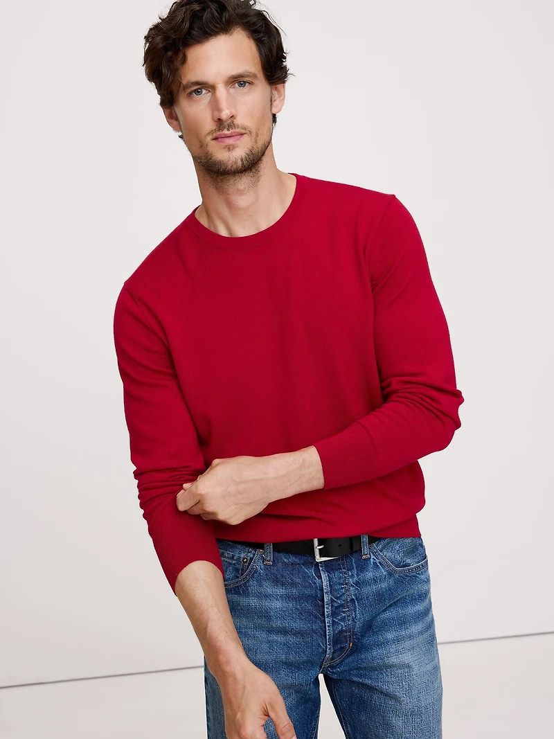 Merino Crew Sweater-Neck Sweater