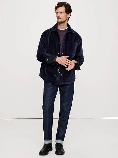 Velour Overshirt