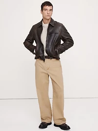 Loose Brushed Italian Chino Pant