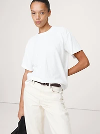 Cotton Slub Boyfriend T-Shirt