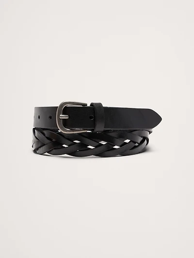 Braided Leather Belt