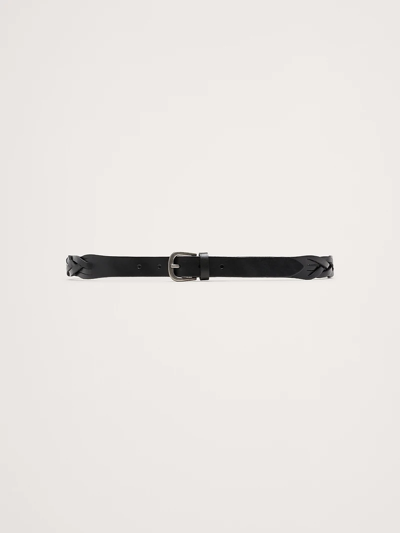 Braided Leather Belt