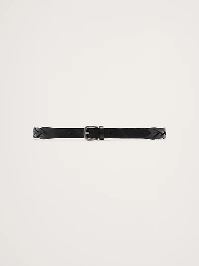 Braided Leather Belt